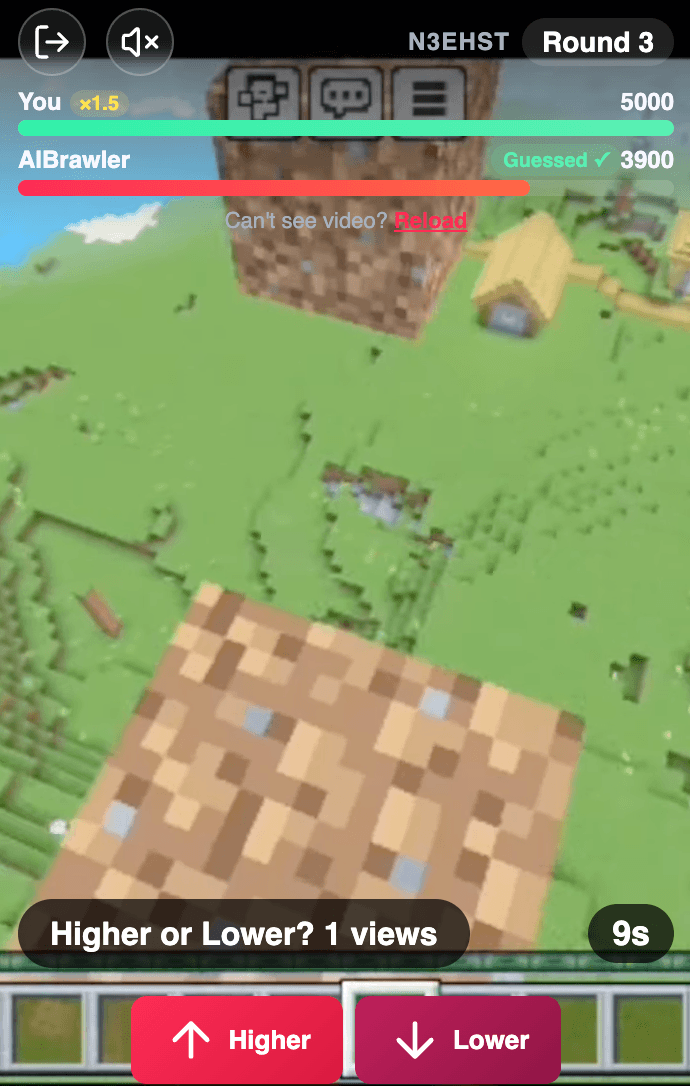 Game screen